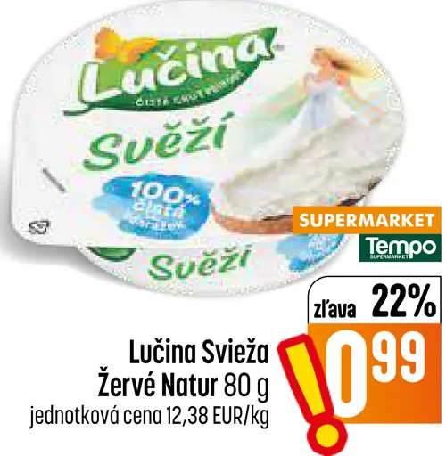 Lučina Svieža Žervé Natur