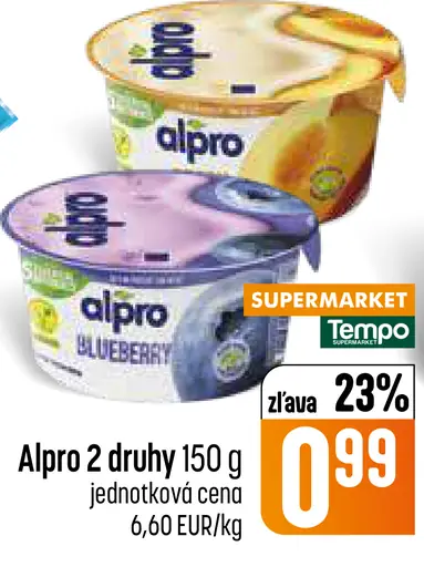 Alpro rastlinný jogurt