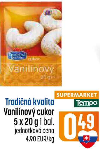 Coop Tradičná kvalita vanilínový cukor