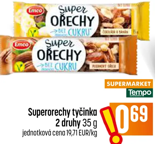 Emco Superorechy tyčinka – rôzne druhy
