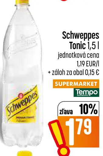 Schweppes tonic