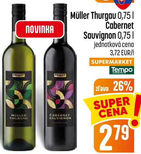 Müller Thurgau víno