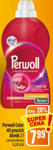 Perwoll Color prací prostriedok, 40 pracích dávok