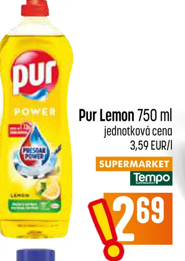 Pur Lemon prostriedok na riad