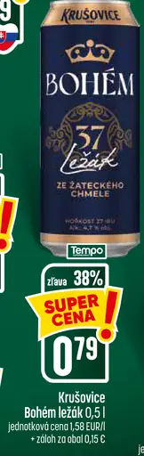 Krušovice Bohem plechovka