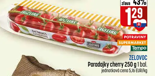 Zelovoc Paradajky cherry