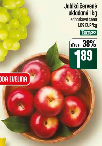 Červené jablká