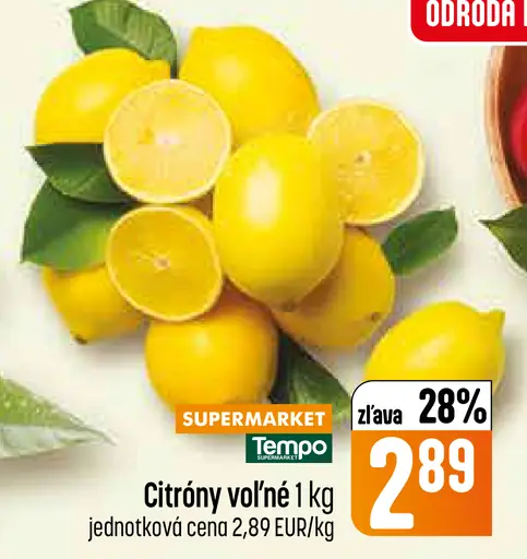 Citróny voľné