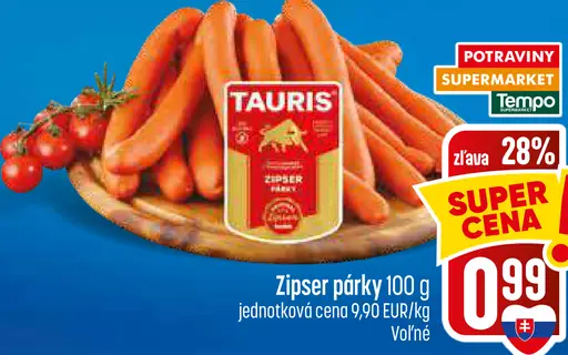 Tauris Zipser párky