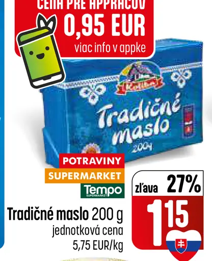 Tradičné maslo