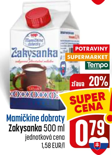 COOP Mamičkine dobroty zakysanka