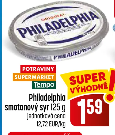 Philadelphia smotanový syr