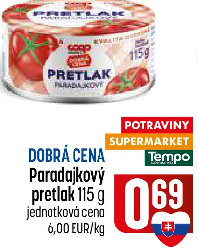 COOP Jednota paradajkový pretlak
