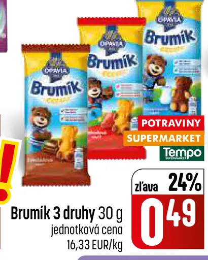 Opavia Brumík 3 druhy