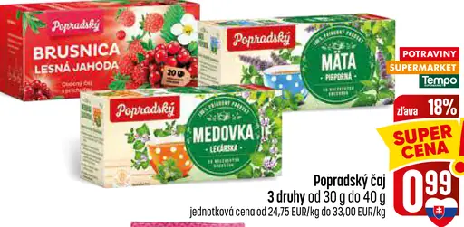 Popradské čaje