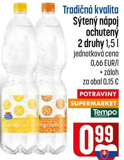 Sýtený nápoj ochutený
