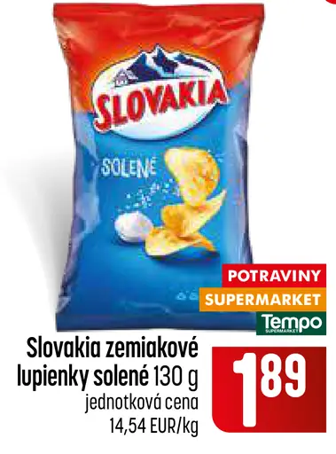 Slovakia zemiakové lupienky solené