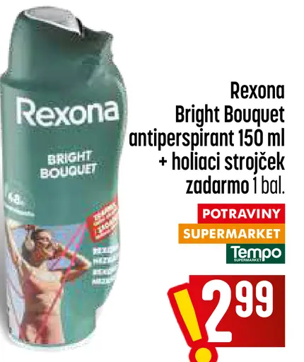 Rexona Bright Bouquet antiperspirant s holiacim strojčekom