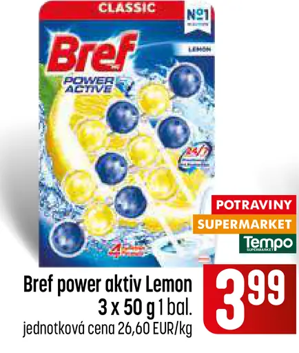 Bref Power Aktiv Lemon čistiace bloky do toalety
