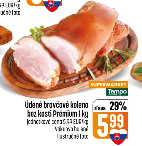Údené bravčové koleno bez kosti prémium
