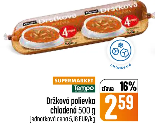 Držková polievka chladená