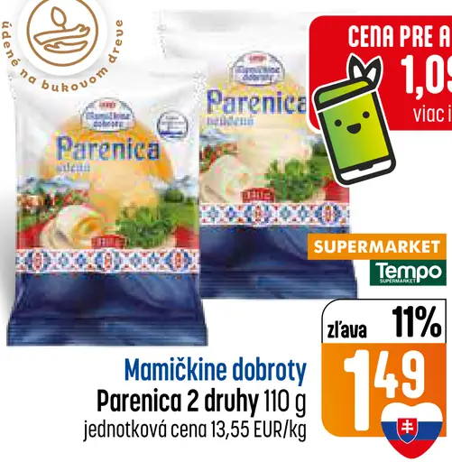 Parenica – 2 druhy