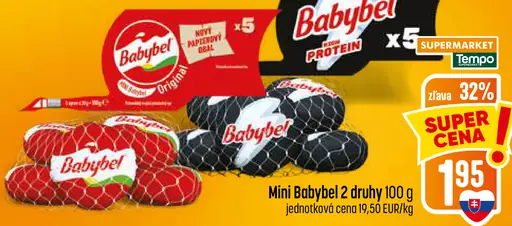 Mini Babybel 2 druhy