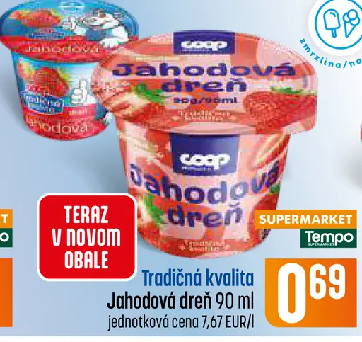 Coop jahodová dreň