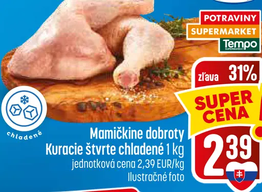 Mamičkine dobroty kuracie štvrtky chladené