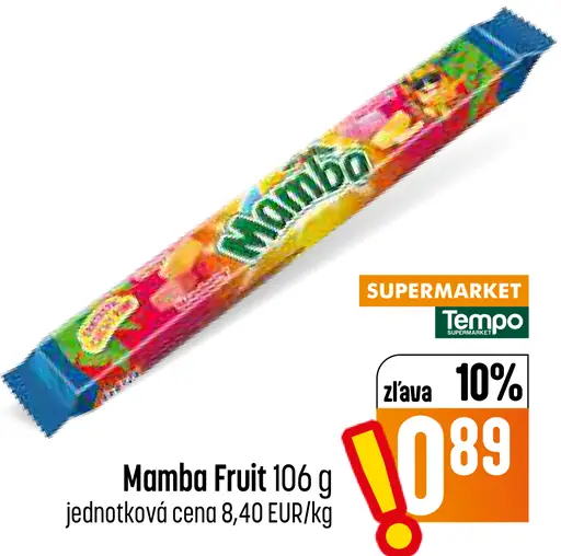 Mamba Fruit cukríky