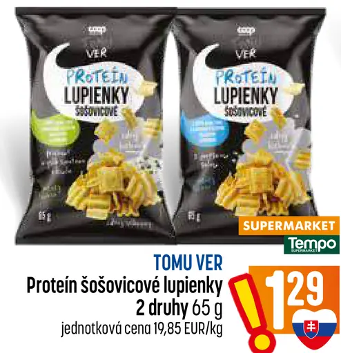 Tomu Ver proteínové šošovicové lupienky, 2 druhy