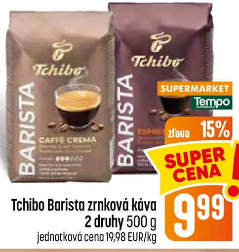 Tchibo Barista Caffè Crema pražená zrnková káva