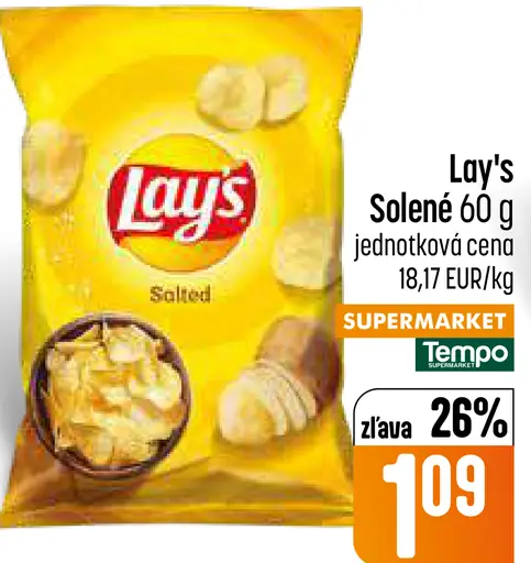 Lay's zemiakové solené lupienky