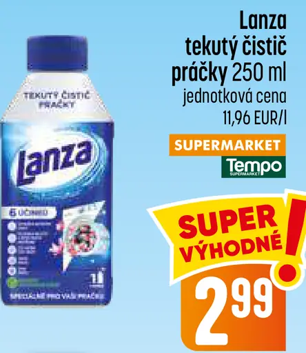 Lanza tekutý prací prostriedok