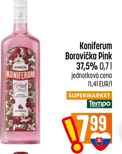Koniferum Borovička Pink 37,5 %