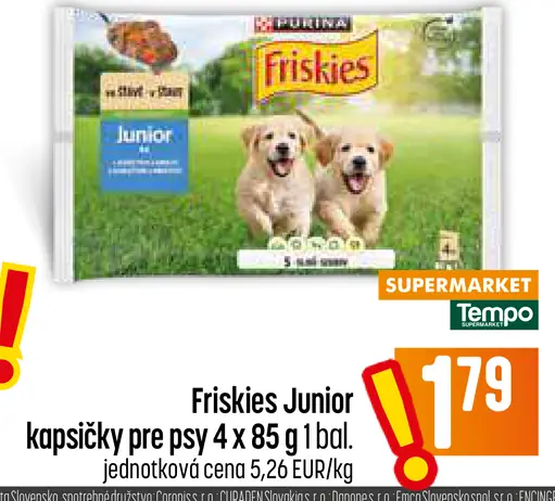 Friskies Junior kapsičky pre psy