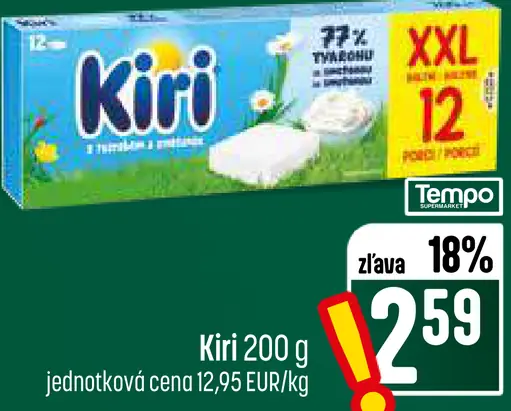 Kiri tavený syr so smotanou
