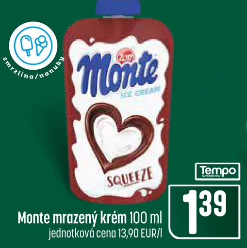 Monte Mrazený krém