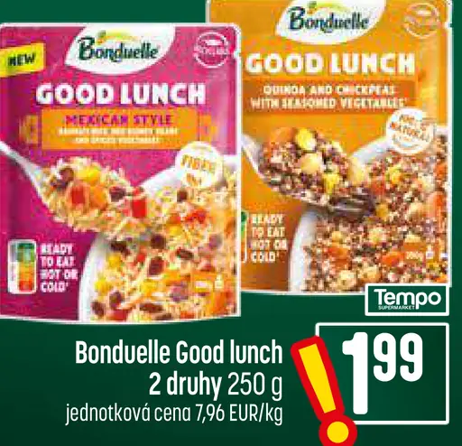 Bonduelle Good Lunch, 2 druhy