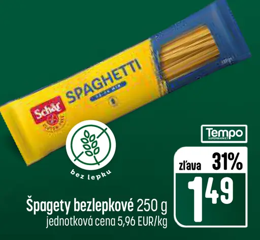 Schär špagety bezlepkové