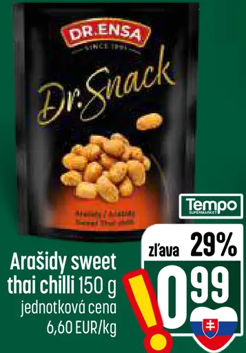 Arašídy sweet thai chilli