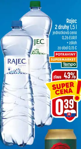 Pramenitá voda – 2 druhy