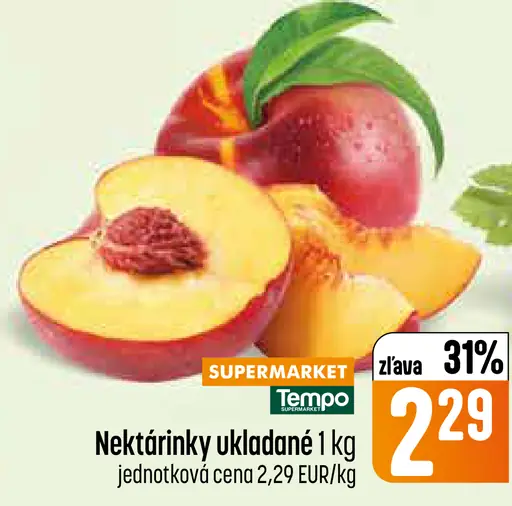 Nektárinky ukladané
