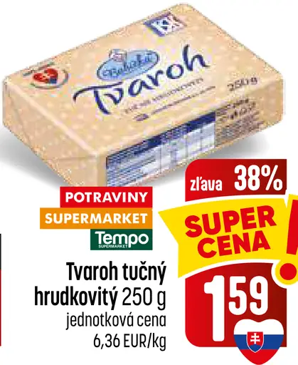 Tvaroh tučný hrudkovitý