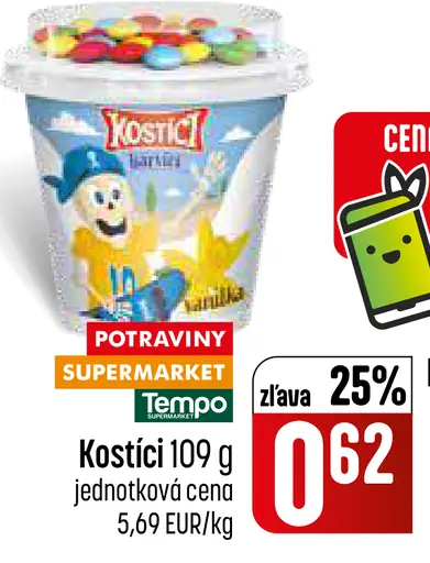 Kostici Tvarohový dezert