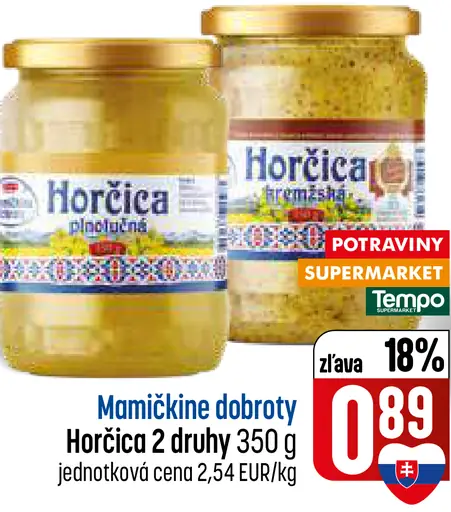 Mamičkine dobroty Horčica
