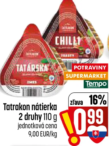 Tatrakon nátierka