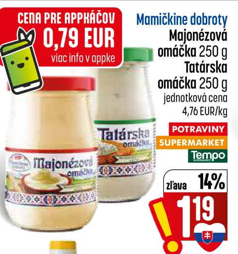 Maminke dobrotý majonézová omáčka