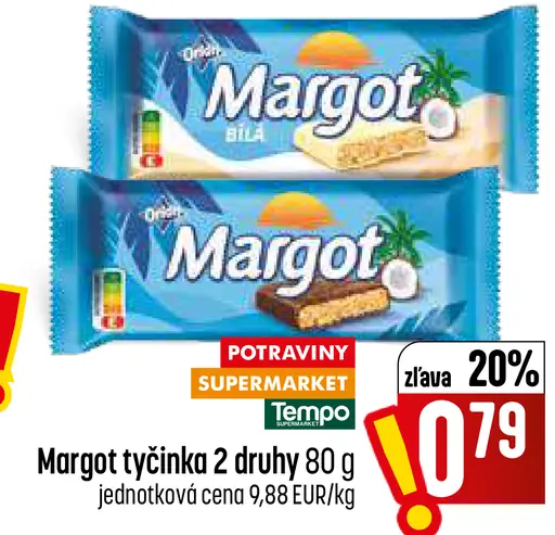 Margot tyčinka – 2 druhy