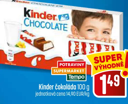 Kinder čokoláda